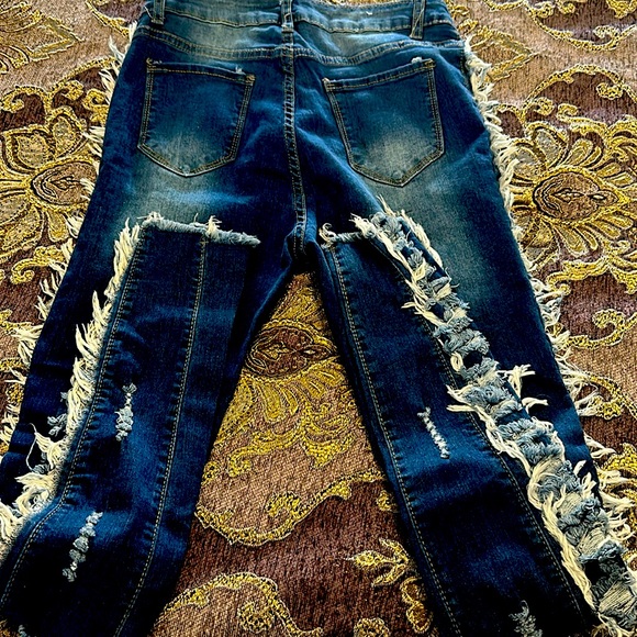 Just Q fringe skinny jeans - Picture 3 of 4